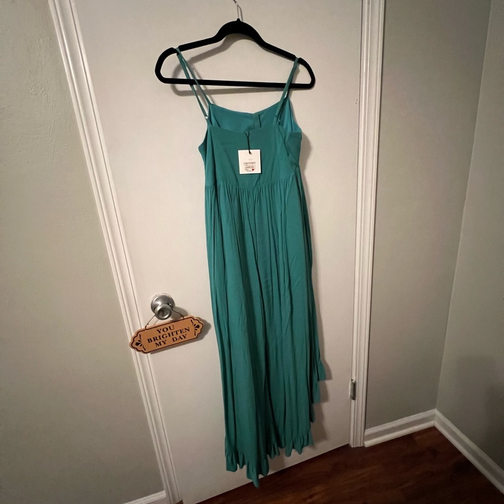 Beautiful teal high low dress
